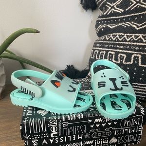 Brand new mini Melissa cat sandals